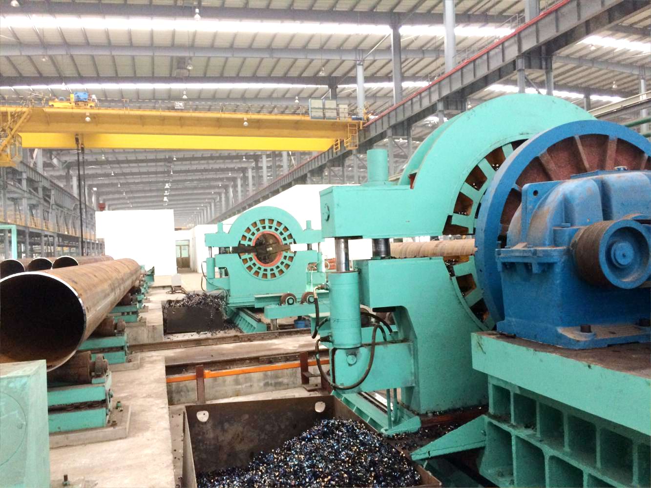 End grinding machine — pipe end preparation
